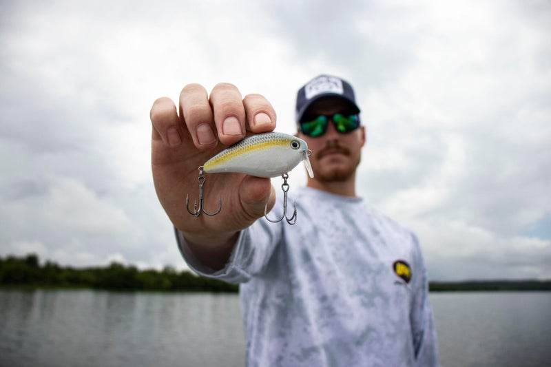 Strike King (HCKVD2.5W-590) KVD 2.5 Wake Bait Fishing Lure, 590 - Sexy Shad, 3/8 oz, Unique Clacking Sound - Image 4